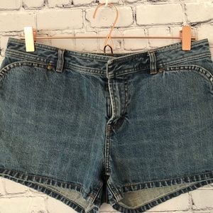 J. Crew Blue Jean Buckle Shorts Size 10